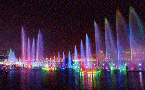 金鸡湖音乐喷泉