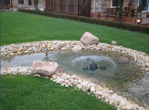 庭院简易卵石喷泉施工步骤