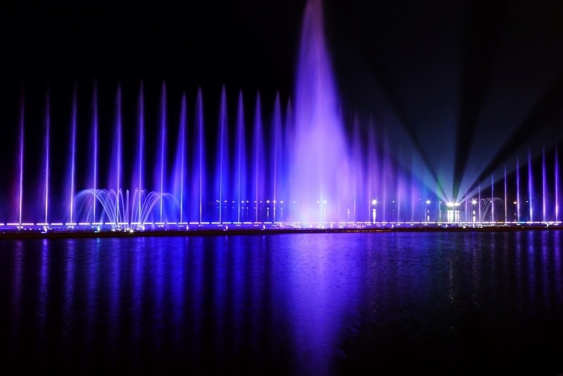 台州灵湖大型音乐喷泉