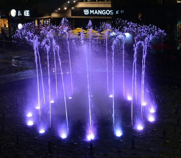 福州最大音乐喷泉—泰禾广场音乐喷泉