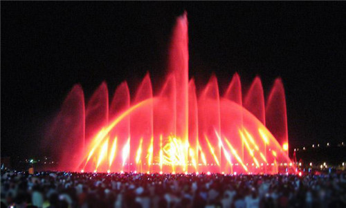 “洱海之恋”音乐喷泉与您相约云南洱海！